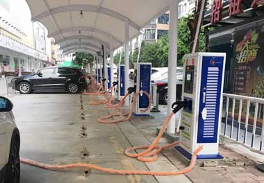 诸侯快讯新能源充电桩盈溪商务中心应用场景